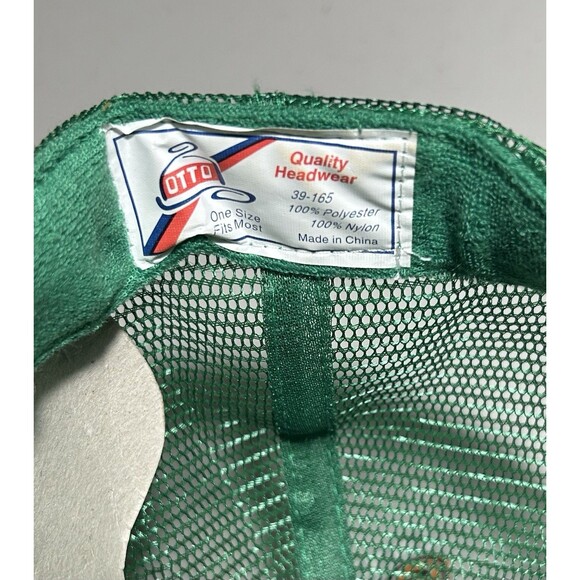 NEW Green Mustache March Mesh Trucker SnapBack Otto Baseball Cap St. Patrick Day - Picture 6 of 8